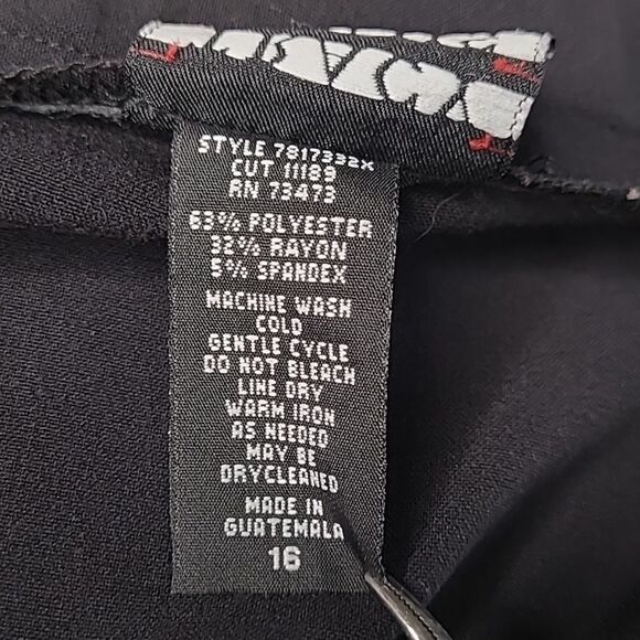 Tracy Evans limit sz 16 black tiered midi skirt - Picture 7 of 7